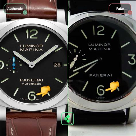 luminor panerai daylight fake vs real